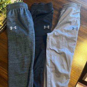 Under Armour boys size 6 pants (3 pairs)